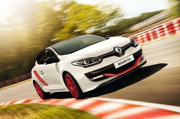 Der gewichtsoptimierte Mégane R.S „Trophy-R“ holt für Renault den Rundenrekord zurück. Foto: Renault/dpp-AutoReporter